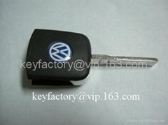 vw flip key with 48 transponder