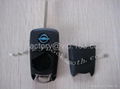 Opel flip remote shell 3button