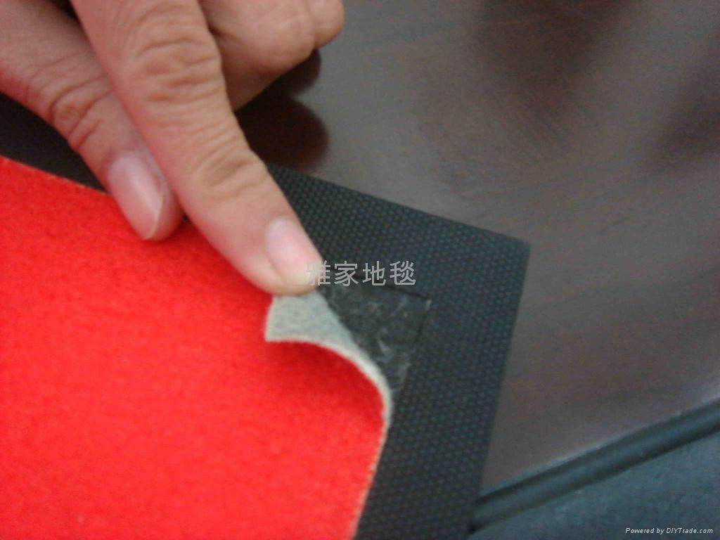 广州地毯厂家-供应涤纶拉绒印花广告地毯 3