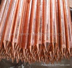 copper bonded grounding rod