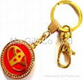 Mixed styles auto Car Keychains popular key chains 3