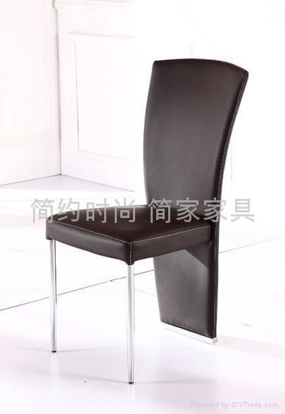 現代簡約電鍍架餐椅B701