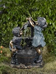 小孩子花园流水喷泉