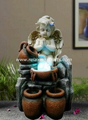 Desktop Polyresin Water Fountain