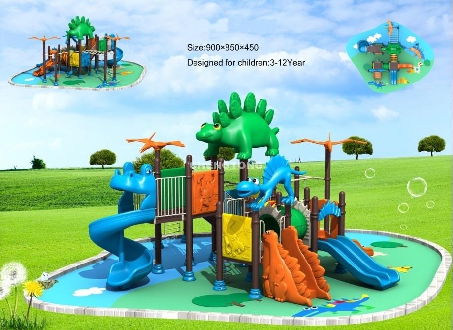 Jurassic themed of Children Outdoor Playground