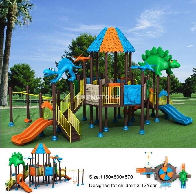 Jurassic themed of Children Outdoor Playground 4