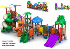 2012 Latest Outdoor play systems with Dinosaur theme