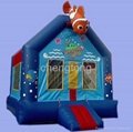 Inflatable bounce house with Cake shape,Durable service 3