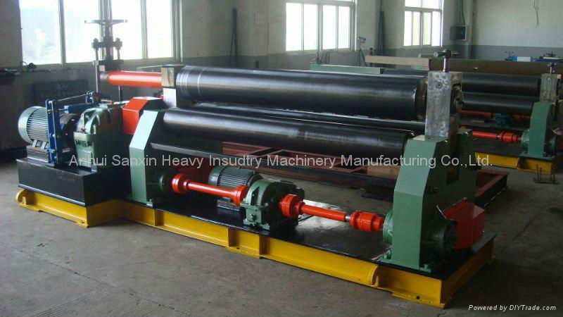 (16x2500mm) Mechanical Three Rollers Plate Rolling Machine