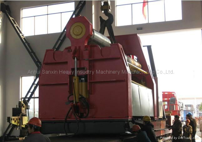 (W12NC-30x2500) 4-rollers plate bending machine,,hydraulic bending machine 3