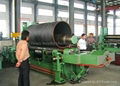 Three rollers plate rolling machine,