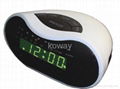 0.6" AM/FM LED Alarm Clock Radio