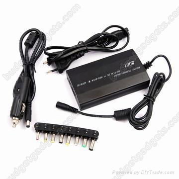 100W universal laptop adapter for home and car use 2