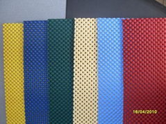 Anti slip carpets in PVC