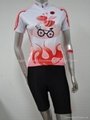 2011 girls short sleeve cycling wear