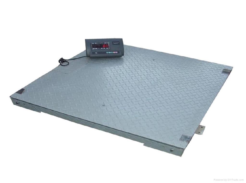 floor scale with frame