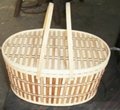 供应竹篮 水果篮 月饼篮 各种休闲食品包装篮 1