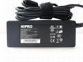 Original HIPRO 90W 19V 4.74A 4.8*1.7 Bullet 3-Prong 4