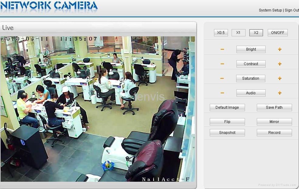 Indoor wireless ip network camera 317w 5