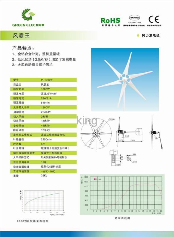 风霸王风力发电机