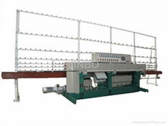 Glass straight line variable angle edging machine