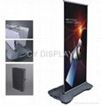 outdoor roll up banner stand