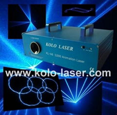 100mW Blue Animation Laser Lighting