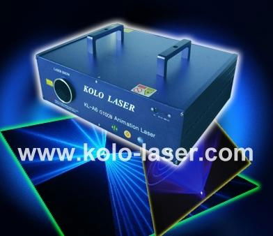 100mW Blue Animation Laser Lighting 3