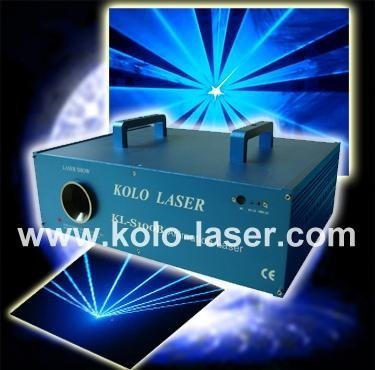 100mW Blue Animation Laser Lighting 4