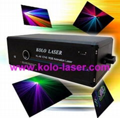 5W RGB Multi Color Animation DJ laser Light