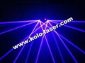 2 tunnels beautiful violet laser lighting with DMX 2