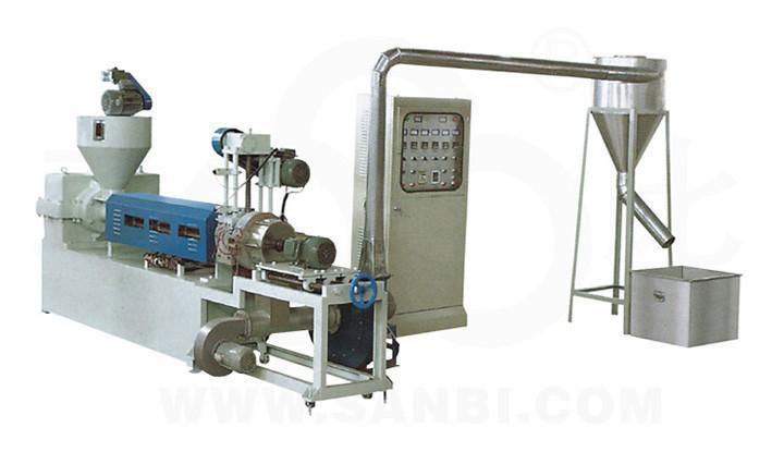 Air cooling system granulator machine