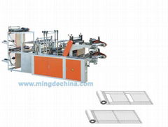 Computer control high speed vest and flat rolling bag making machine