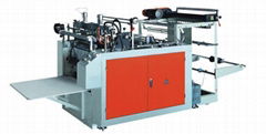 heat sealing and heat cutting bag making machine