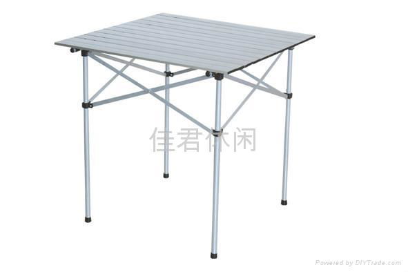 folding aluminum table