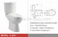 wash down good quality of two piece toilet  1