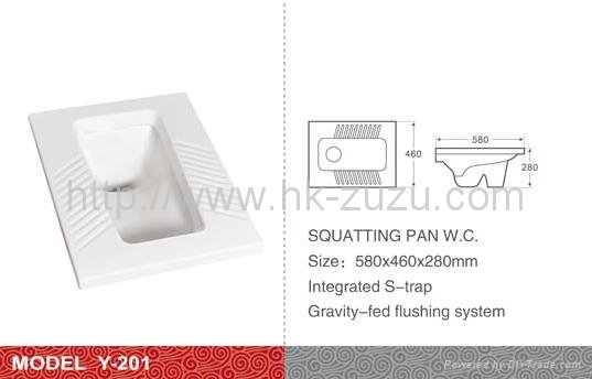 good quality of squatting pan.w.c
