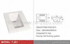 good quality of squatting pan.w.c