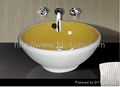 hot sale of art colour basin 