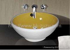 hot sale of art colour basin