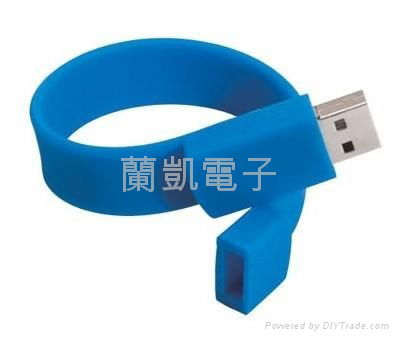 promotion wristband usb flash drive 