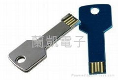 customized logo 1-16GB Metal Key USB