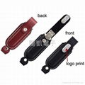 OEM Leather USB Flash Drive Factory Supplier 4