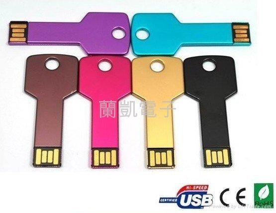 customized logo 1-16GB Metal Key USB 5
