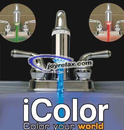 led faucet light