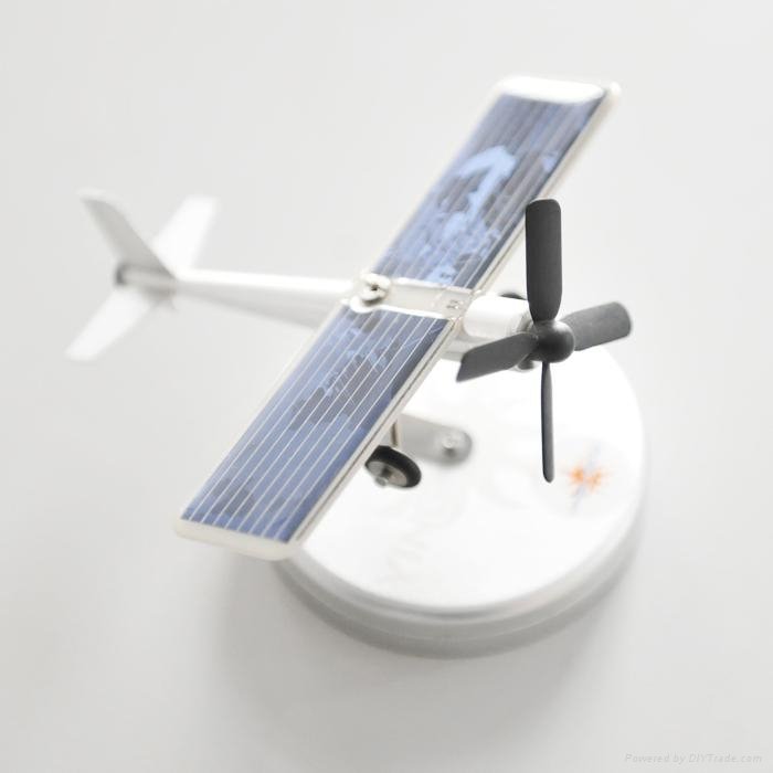 Solar Plane Model As Car Decoration 