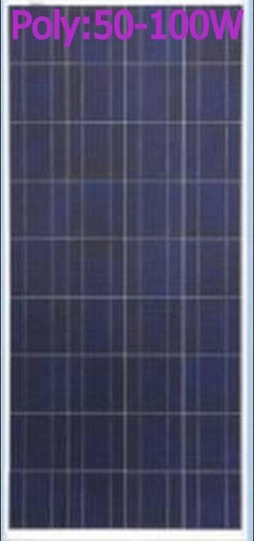 50-100W solar panel