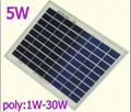 10W small poly solar panel
