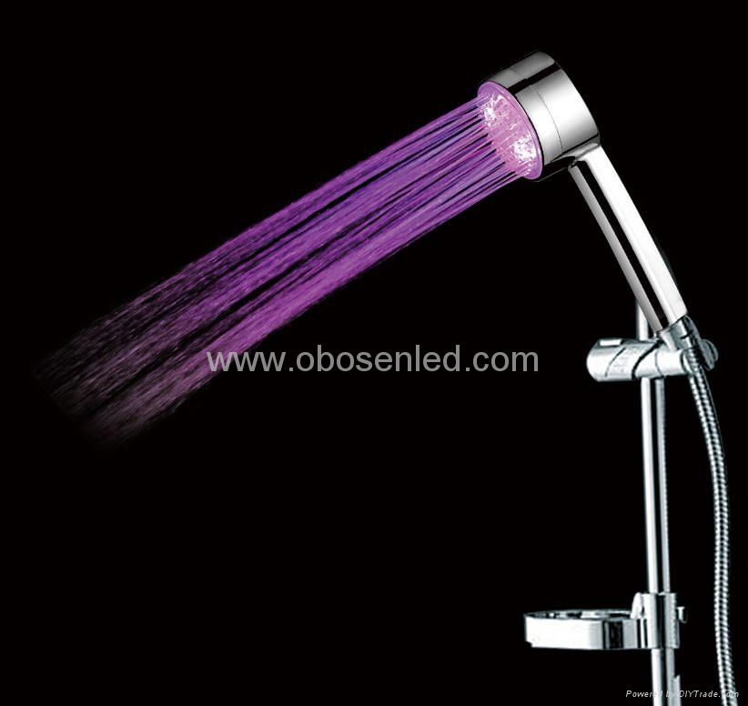 LED shower head,blue color  3