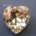 heart crystal diamond necklace jewelry accessory 3